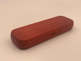 Personalized Single Pen Case with Custom Laser Engraving | Rosewood Pen Case Box Gift | Customizable Wooden Executive Office Gifts