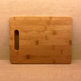 Laser Engraved Bamboo Cutting Board | Personalized Family Name Cutting Board With Handle | Beautifully Crafted Kitchen Utensil for Christmas