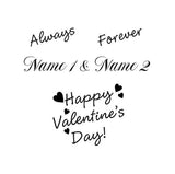 Customizable Heart Shaped Maple Wood | Personalized Laser Engraved Valentine's Day Gift  | 5" X 5" wooden Heart Anniversary Gift for Couples