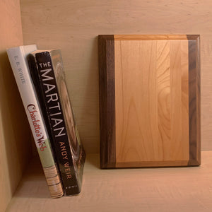 Personalized First Home Housewarming Wood Gift | Custom Laser Engraved Red Alder & Walnut Edge Plaque to New Home | House Warming Wall Decor