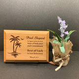 Personalized Plaque For Retirement | Laser Engraved Genuine Red Alder Wood  Plaque Gift For Retiring Colleague | Retirement Milestone Gifts