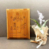 Father's Day Wood Plaque Personalized Bamboo Plaque "It Takes Someone Special to Be a Dad" Engraved Eco-Friendly Bamboo Plaque Custom  Gift