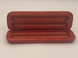 Personalized Pen Case with Laser Engraving | Custom Gift to Congratulate Graduation | Rosewood Double Slot 2-Pen Box to Executive Gift