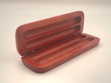 Personalized Pen Case with Laser Engraving | Custom Gift to Congratulate Graduation | Rosewood Double Slot 2-Pen Box to Executive Gift