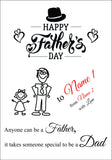 Father's Day Wood Plaque Personalized Bamboo Plaque "It Takes Someone Special to Be a Dad" Engraved Eco-Friendly Bamboo Plaque Custom  Gift