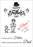 Father's Day Wood Plaque Personalized Bamboo Plaque "It Takes Someone Special to Be a Dad" Engraved Eco-Friendly Bamboo Plaque Custom  Gift