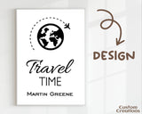 Passport Holder Leather Personalized | Laser Engraved 4 1/4" x 5 1/2" | Passport Holder for Women Men | Passport Cover for Travel Gift