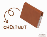 Personalized Laser Engraved Businnes Card Holder | Executive Office Gift | Custom Vegan Leather Hard Card Case | Business Card Organizer