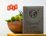 Passport Holder Leather Personalized | Laser Engraved 4 1/4" x 5 1/2" | Passport Holder for Women Men | Passport Cover for Travel Gift