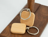 Personalized Wood Keychain | Laser Engraved Numbers | Custom Engraved Wooden Keychain Gift for Hotel, Home, Car, Office | Birthday Gifts