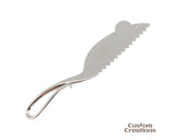 Customizable Silver Color Mouse Cheese Knife Gift | Personalized Silver Zinc Cutter Cheese-Knife | Party and Holiday Gift | Kitchen Utensil