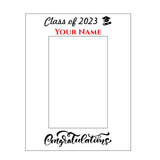 Customizable Red Alder Picture Frame | Personalized Wooden Frame | Unique Keepsake Executive Gift | Laser-Engraved Graduation Photo Frame