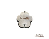 Customizable Pet Memorial Charm | No longer by my side but forever in my heart | Personalized Silver Color Zinc Engravable Back Side Charm