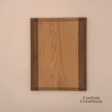 Personalized First Home Housewarming Wood Gift | Custom Laser Engraved Red Alder & Walnut Edge Plaque to New Home | House Warming Wall Decor