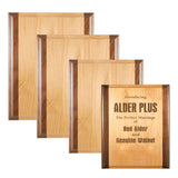 Personalized Plaque for Retirement | Custom Engraved Genuine Red Alder & Walnut Edge Plaque | Wooden Wall Decor | Retirement Milestone Gifts