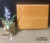Custom Laser Engraved Baptism Plaque | Personalized Red Alder Wood Gift for Celebrating a Baptism Ceremony | Unique Keepsake for Baptism Day