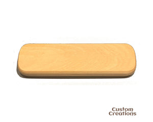Personalized Pen Case with Laser Engraving | Custom Gift to Congratulate Graduation | Maple Wood Double Slot 2-Pen Box to Executive
