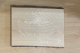 Customizable Engraved Rectangle Natural Basswood Plaque | Personalized Text and Logo | Laser-Engraved Live Edge Basswood for Awards, Gifts