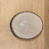 Customizable Engraved Oval Round Natural Basswood Plaque | Personalized Text and Logo | Laser-Engraved Live Edge Basswood for Awards, Gifts