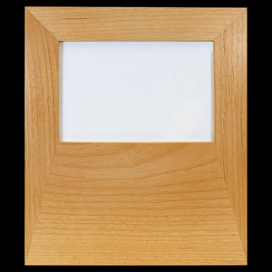 Personalized 4"x 6" Red Alder Picture Frame with Engraving Area | Custom Gold Anniversary Frame | Engraved 50th Anniversary Gift for Parents