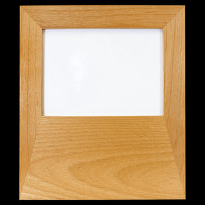 Personalized 5" x 7" Red Alder Engraving Area  Picture Frame | Custom Diamond Anniversary Frame | Engraved 60th Anniversary Gift for Parents