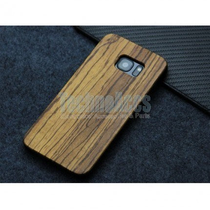 Zebra Classic Wood Case for Samsung S6
